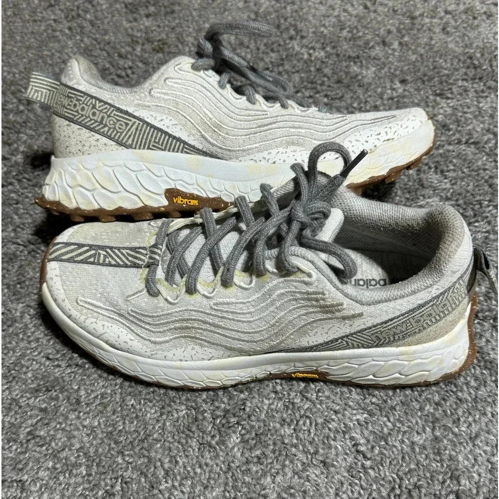New Balance Gray and White Athletic Shoes